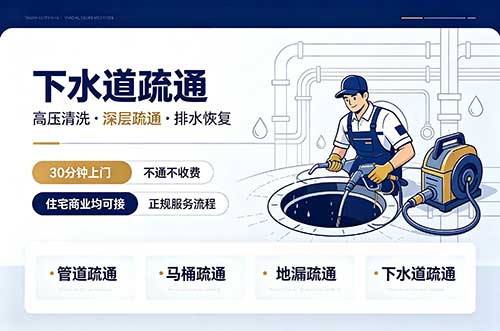 枣阳下水道疏通