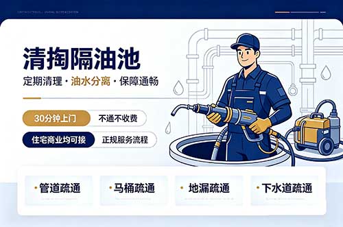 枣阳清掏隔油池